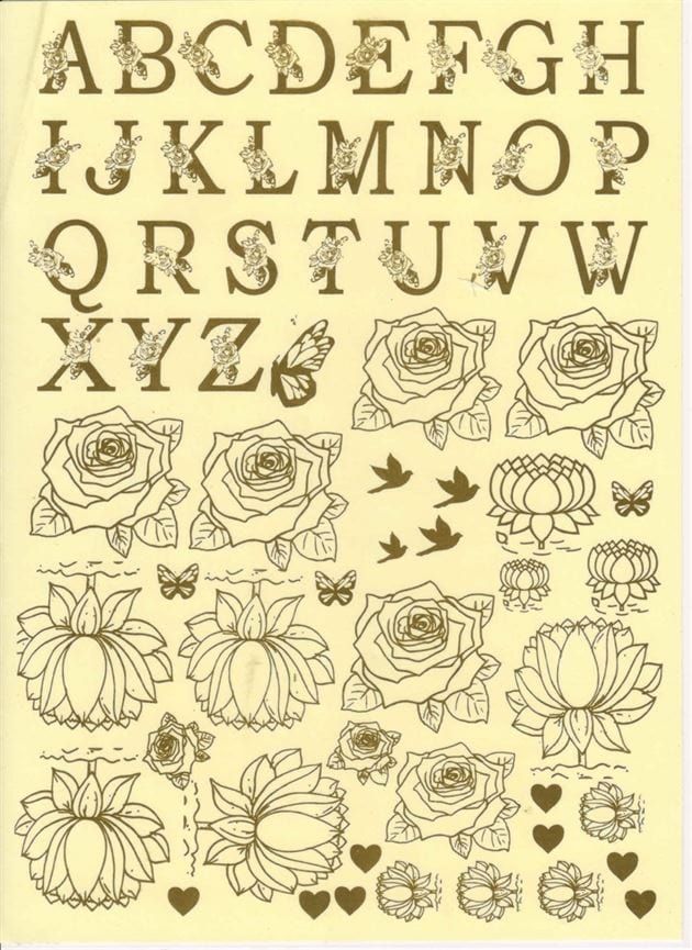 Crafteria Printed Sticker D29