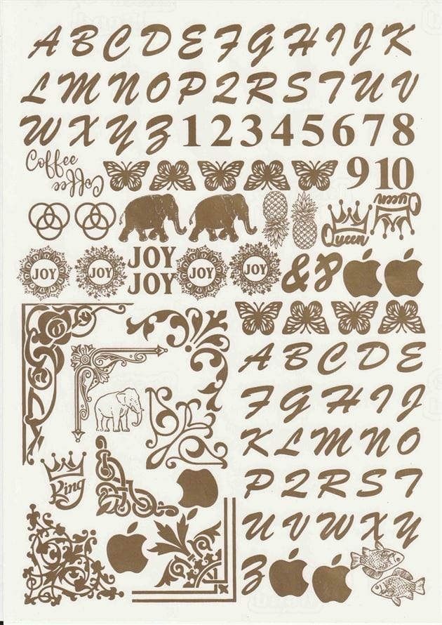 Crafteria Printed Sticker D40