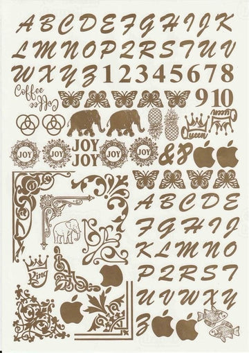 Crafteria Printed Sticker D40