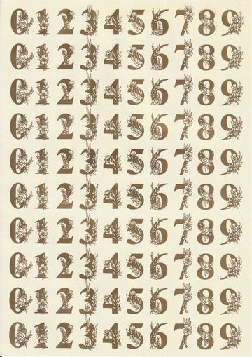 Crafteria Printed Sticker D44