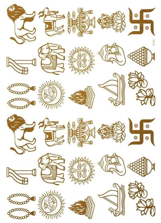 Crafteria Printed Sticker D51