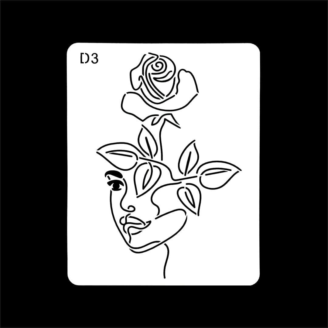 Crafteria Stencil D003