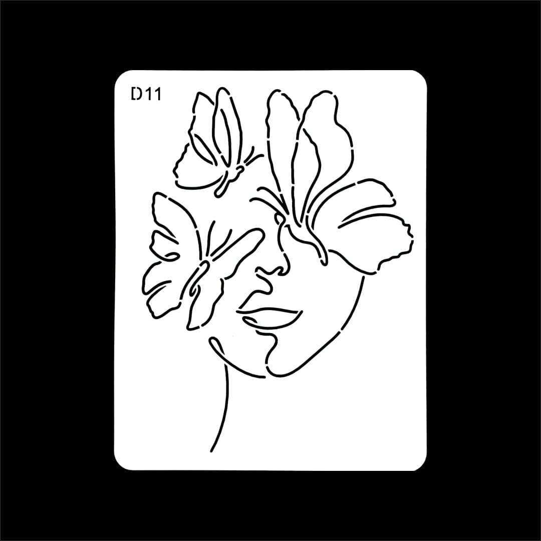 Crafteria Stencil D011