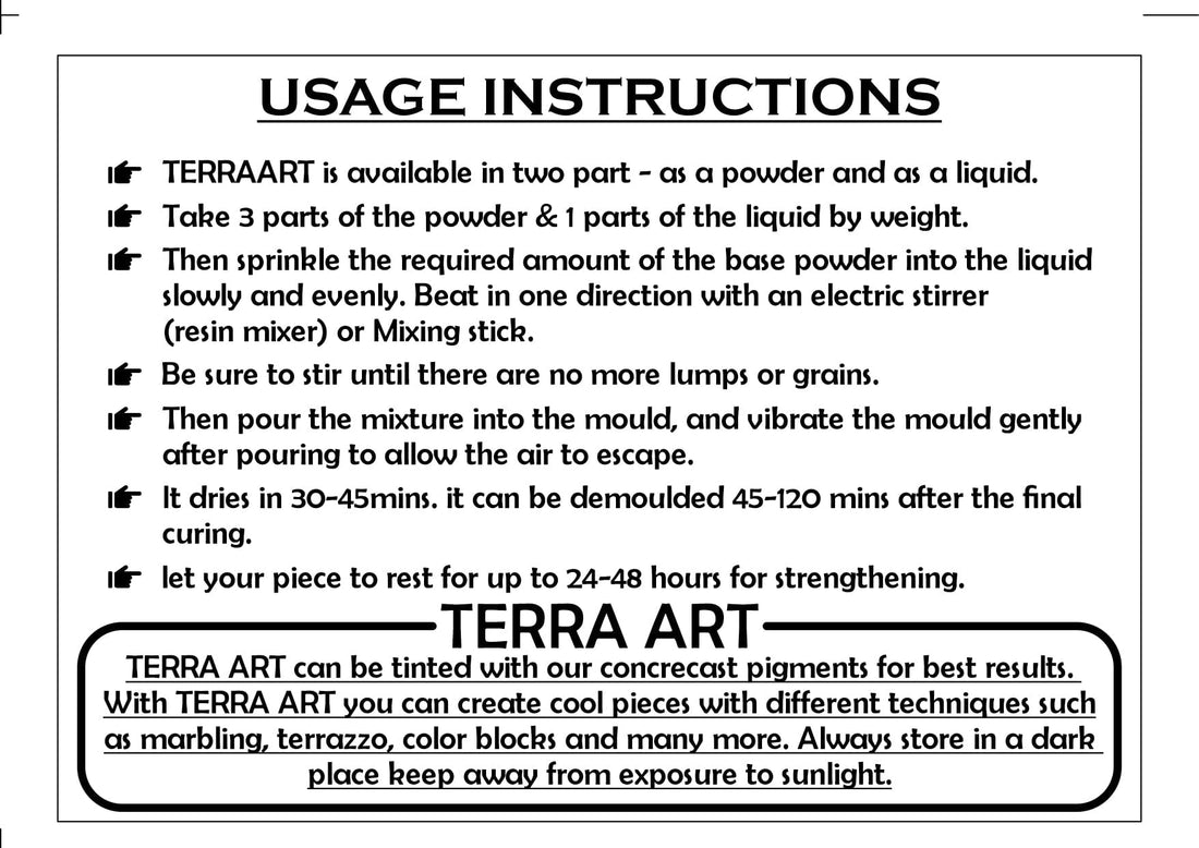 My Store TERRA ART TERRA ART (BLACK BASE)