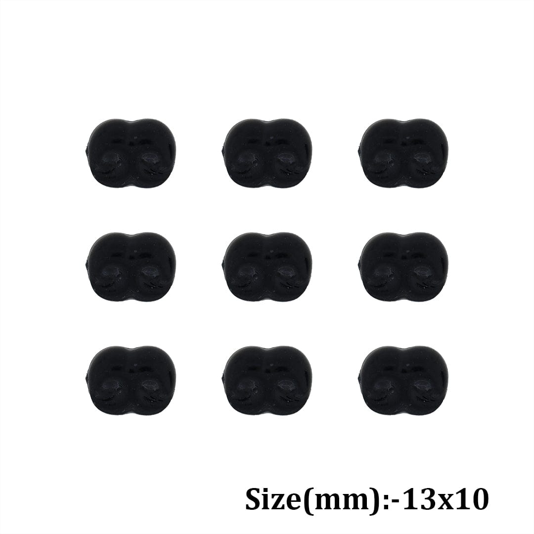 Crafteria Black Puppy Nose Flat Base