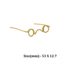 Crafteria 53 X 12.7 Gold Frame Chasma