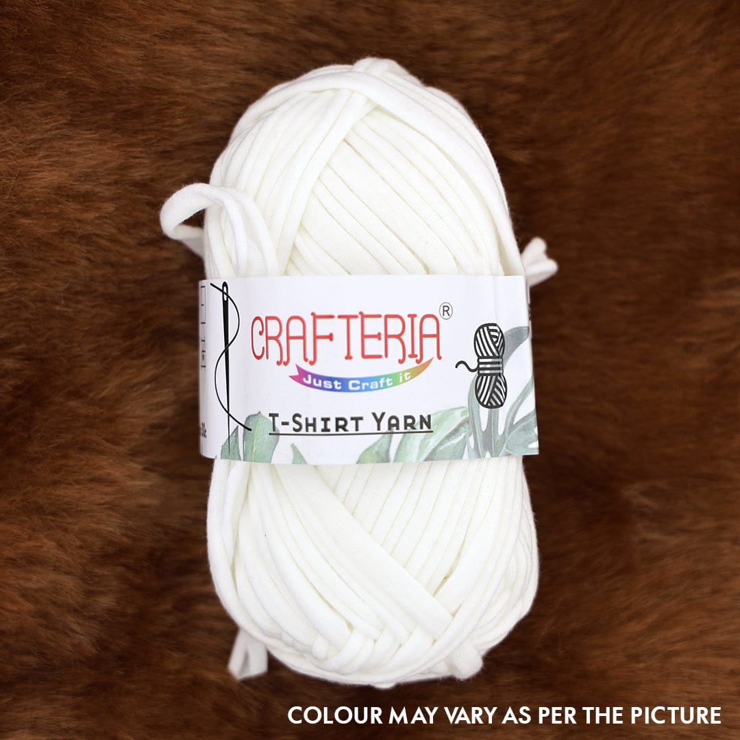 Crafteria White T-SHIRT YARN