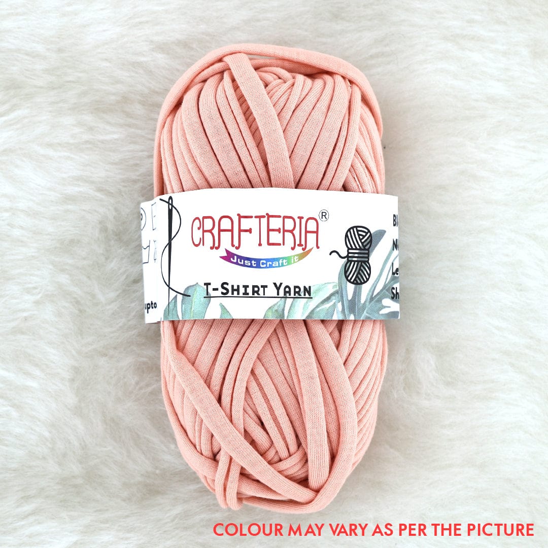 Crafteria Peach T-SHIRT YARN