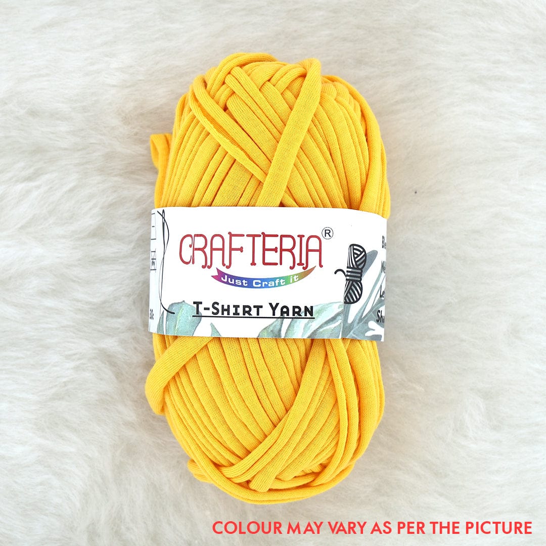 Crafteria Golden Yellow T-SHIRT YARN