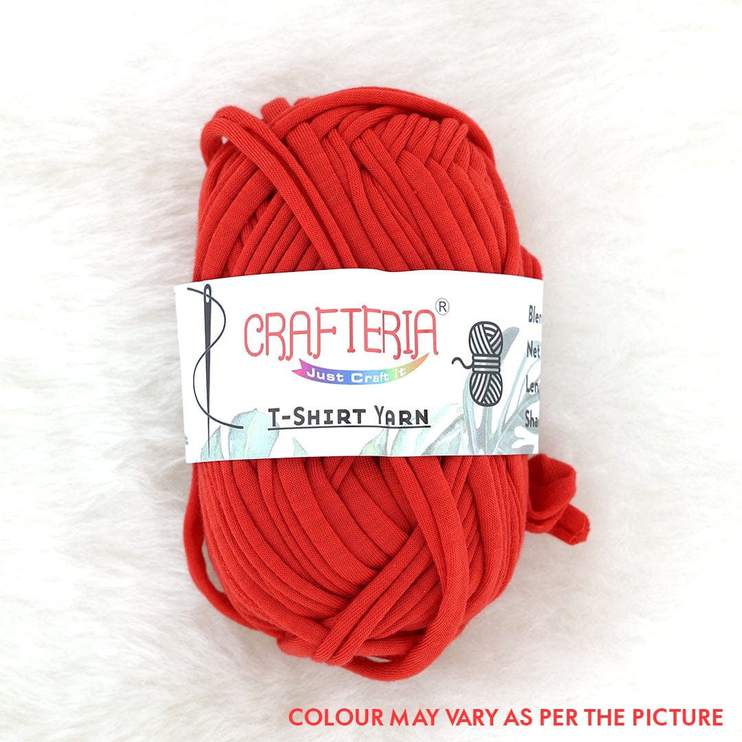 Crafteria Red T-SHIRT YARN