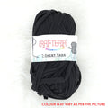 Crafteria Black T-SHIRT YARN