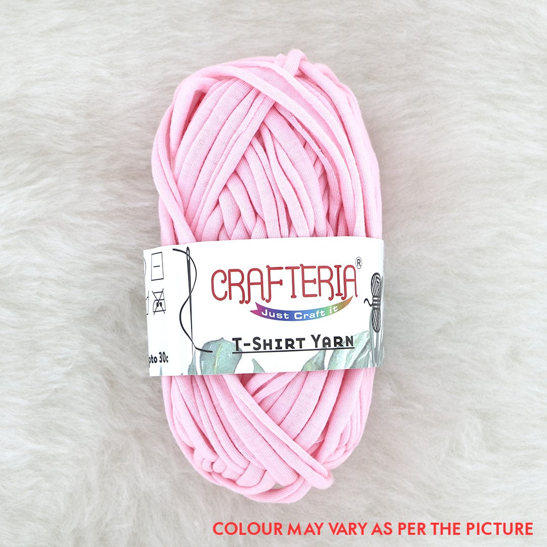 Crafteria Light Pink T-SHIRT YARN
