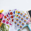 Crafteria Multi Daisy Flowers UV DTF Sticker