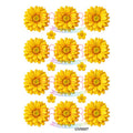 Crafteria Yellow Daisy Flowers UV DTF Sticker