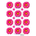 Crafteria D.Pink Daisy Flowers UV DTF Sticker