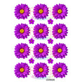 Crafteria Purple Daisy Flowers UV DTF Sticker
