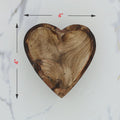 Crafteria 4 X 4 Wooden Candle Heart Bowl