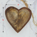 Crafteria 8 X 8 Wooden Candle Heart Bowl