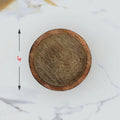 Crafteria 4 Wooden Candle Round Bowl