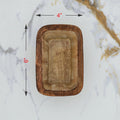 Crafteria 6 X 4 Wooden Candle Rectangle Boat Bowl