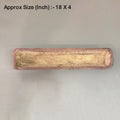 Crafteria 18 X 4 Wooden Candle Rectangle Boat Bowl