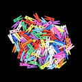 Crafteria 3Cm Multi Colour Wooden Clip