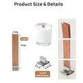 My Store Candle 1.3 X 7.5 / 10Set/Pkt Wooden Wick 1mm Thick With Metal Holder