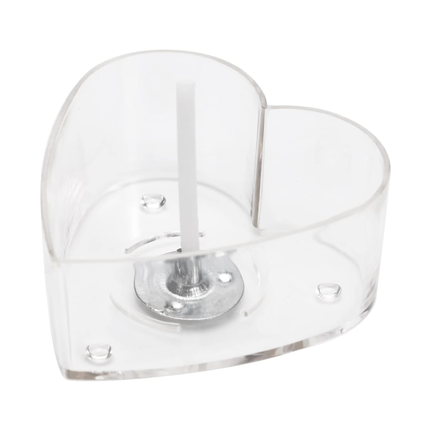 Crafteria Heart Tealight Cups Polycarbonate For Tealight Candles