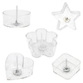 Crafteria Mix (Each 2Pcs) Tealight Cups Polycarbonate For Tealight Candles