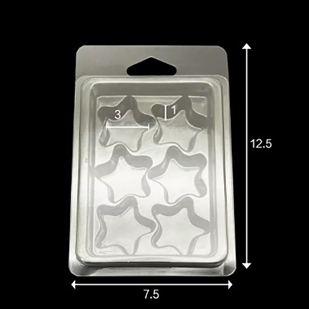 Crafteria Heart Clear Blister Mould & Clamshell Packaging for Wax Melts
