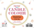 Crafteria Sunrise Candle Colour