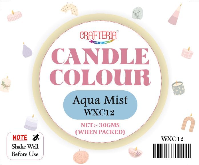 Crafteria Aqua Mist Candle Colour