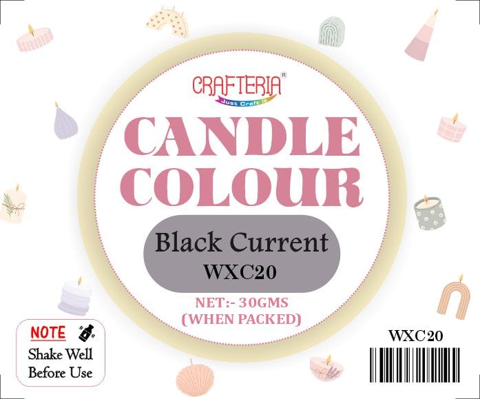 Crafteria Black Current Candle Colour