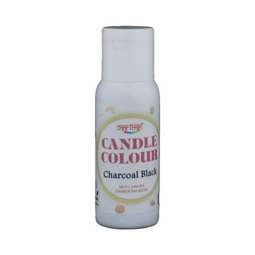 Crafteria Charcoal Black Candle Colour