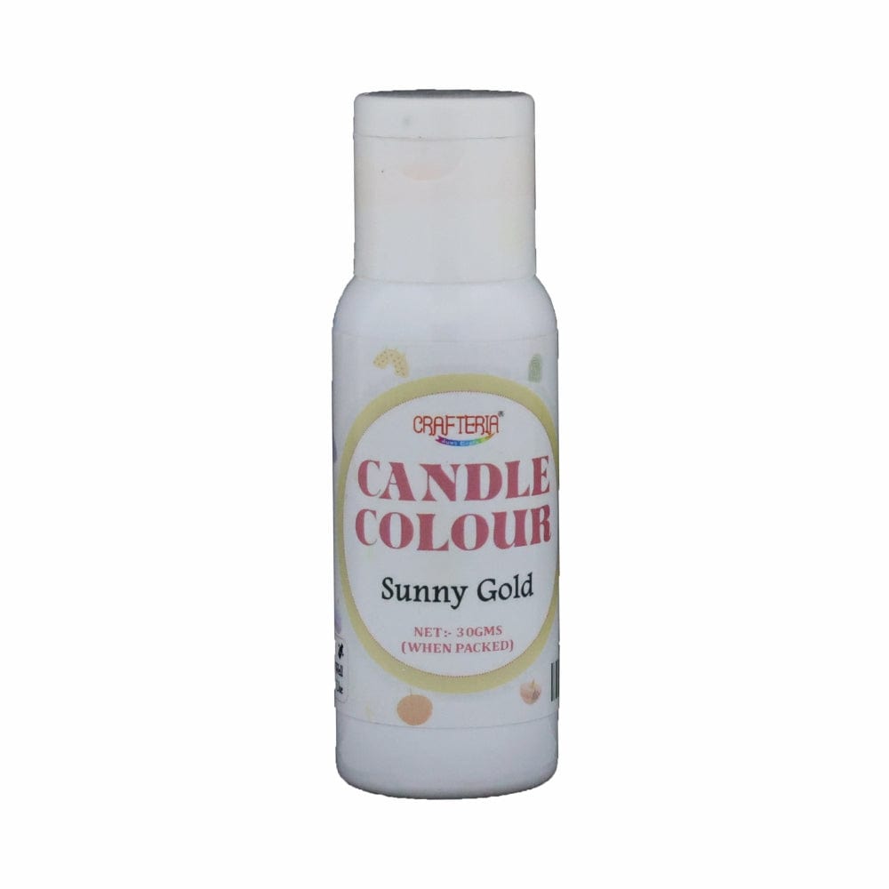 Crafteria Sunny Gold Candle Colour