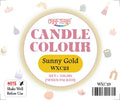 Crafteria Sunny Gold Candle Colour