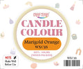 Crafteria Marigold Orange Candle Colour