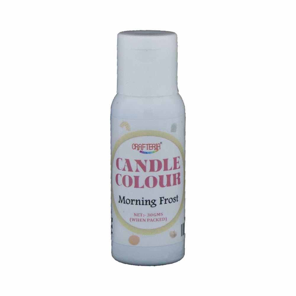 Crafteria Morning Frost Candle Colour