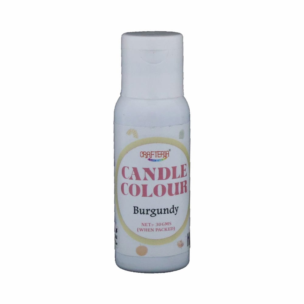 Crafteria Burgundy Candle Colour