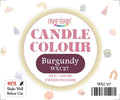 Crafteria Burgundy Candle Colour