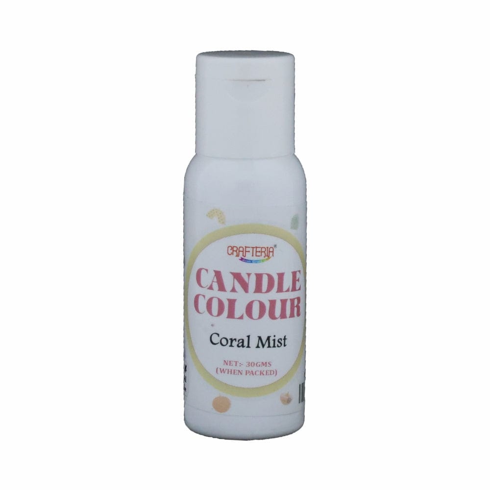 Crafteria Coral Mist Candle Colour