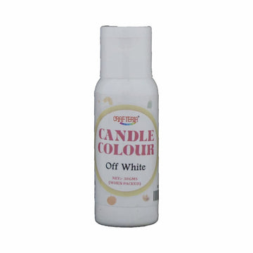 Crafteria Off White Candle Colour