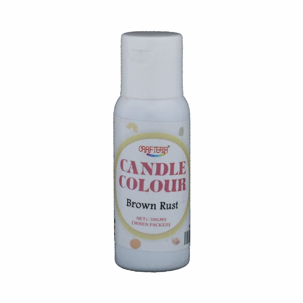Crafteria Brown Rust Candle Colour