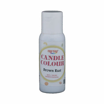 Crafteria Brown Rust Candle Colour