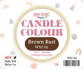 Crafteria Brown Rust Candle Colour